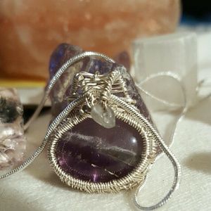 Healing Stones and Crystals, Hand Weaved By Me